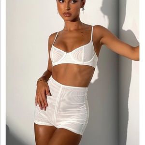 White Fox Unavailable Hot Pant Set